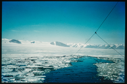 [Sea ice and land]