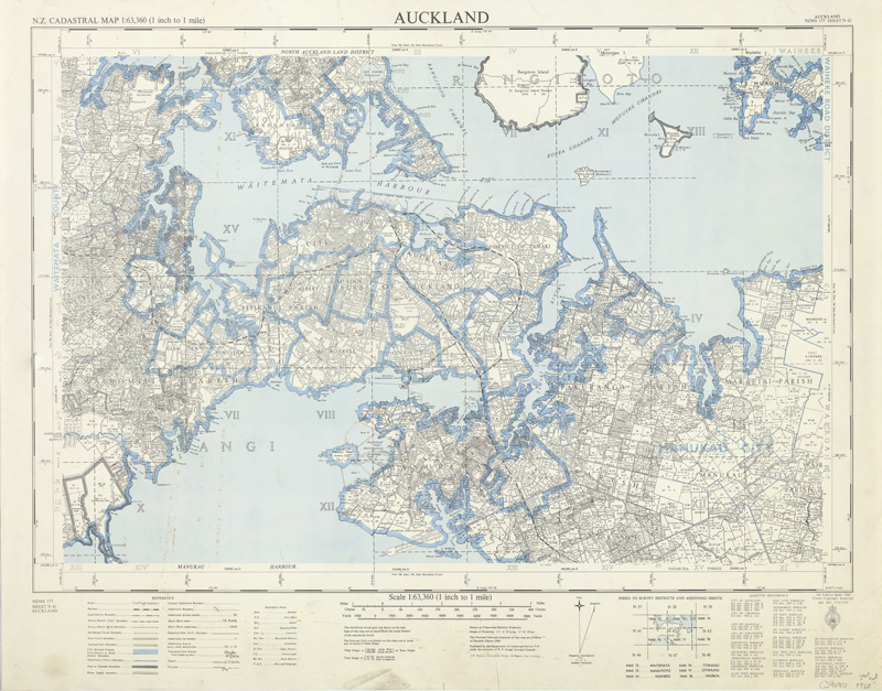 New Zealand cadastral map : 1 inch to 1 mile series - Collections ...