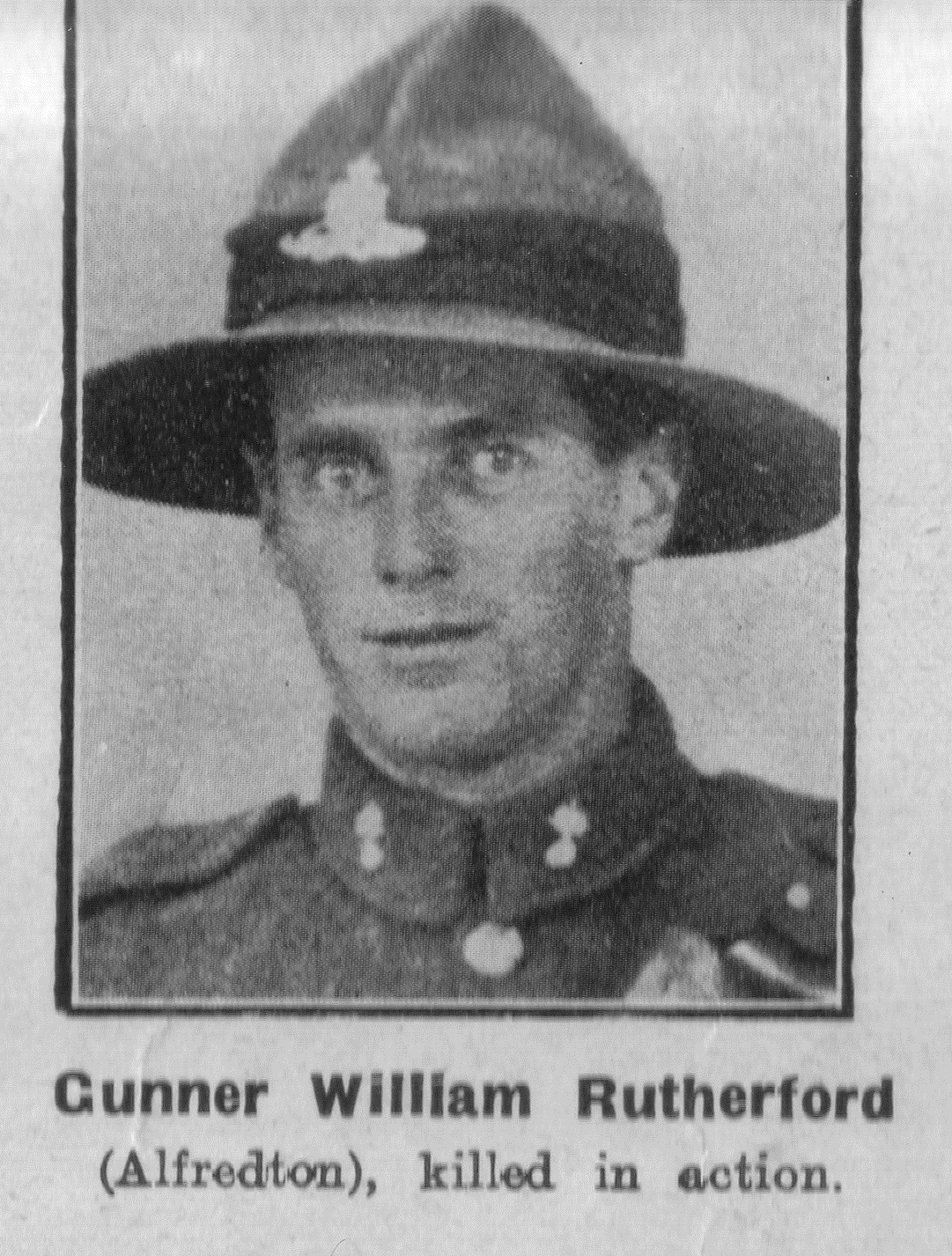William Rutherford Odmp William Rutherford - Online Cenotaph - Auckland War Memorial Museum