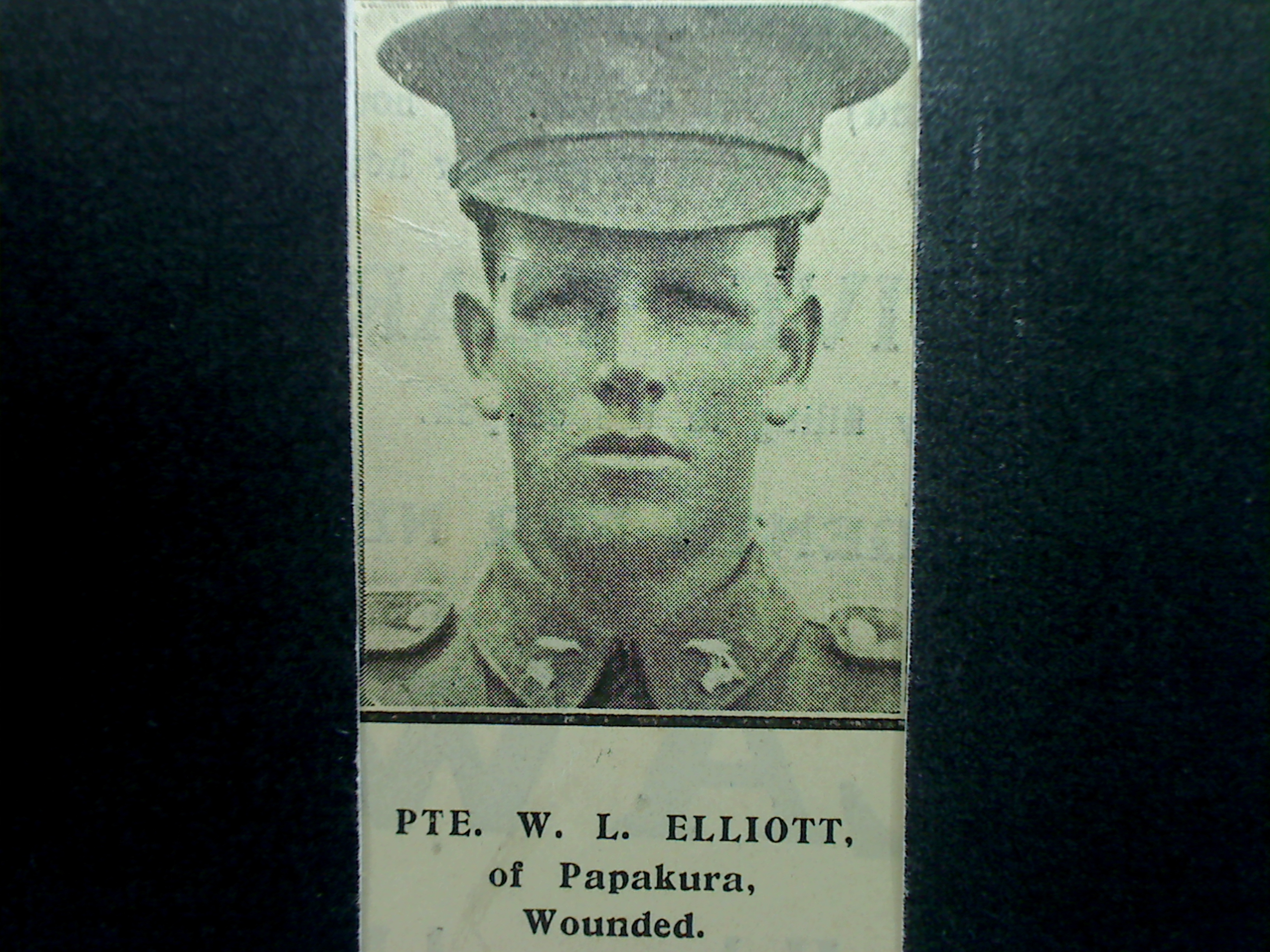 Walter Leo Elliott - Online Cenotaph - Auckland War ...