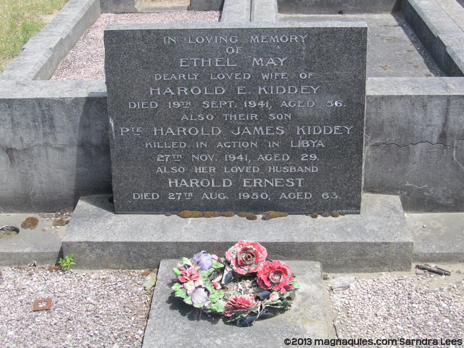 Harold James Kiddey - Online Cenotaph - Auckland War Memorial Museum