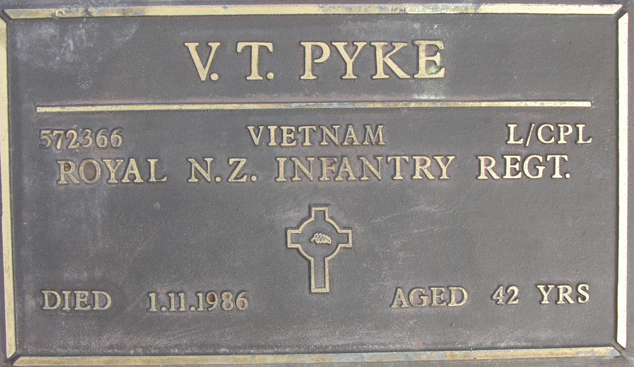 Vincent Thomas Pyke - Online Cenotaph - Auckland War Memorial Museum