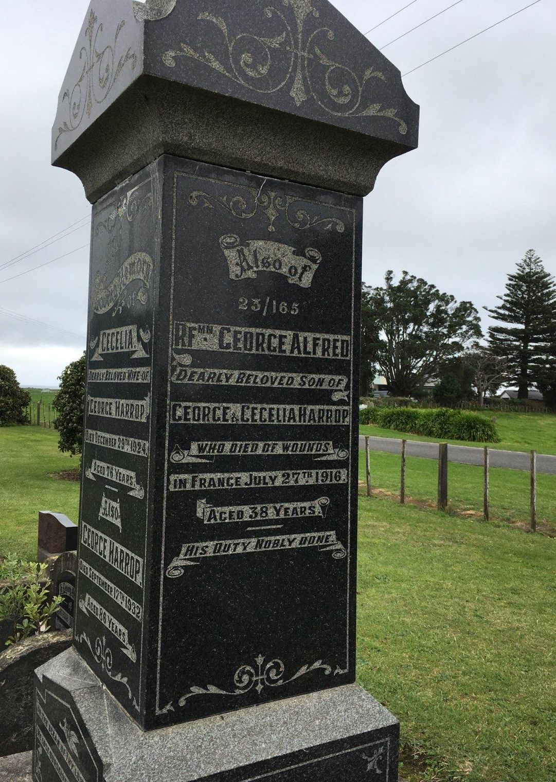 George Alfred Harrop - Online Cenotaph - Auckland War Memorial Museum