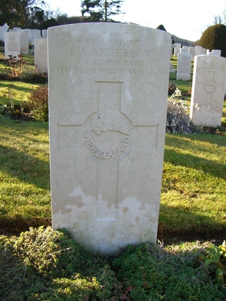 Louis Alexander Anderson - Online Cenotaph - Auckland War Memorial Museum