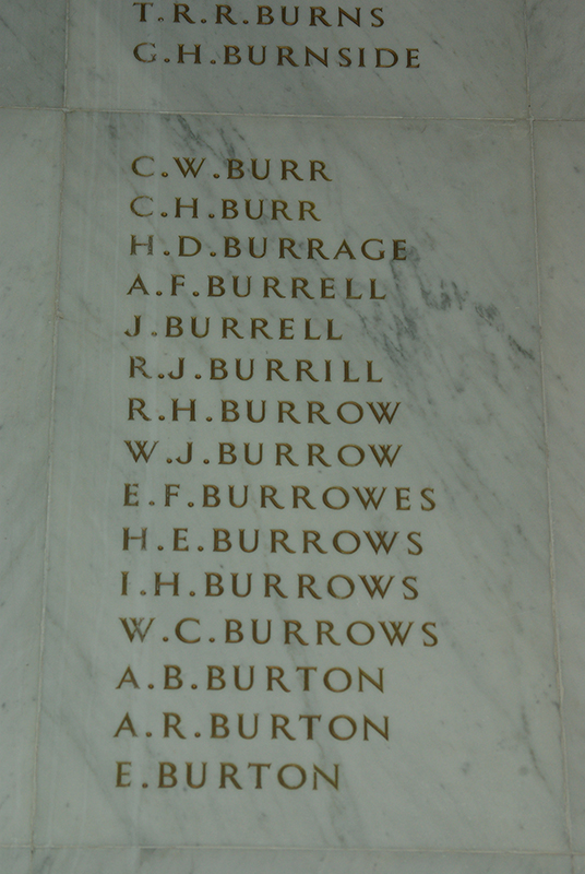 Ian Hamilton Burrows - Online Cenotaph - Auckland War Memorial Museum