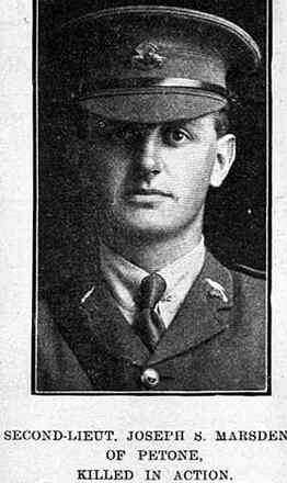 Joseph Stanley Marsden  Online Cenotaph  Auckland War Memorial Museum
