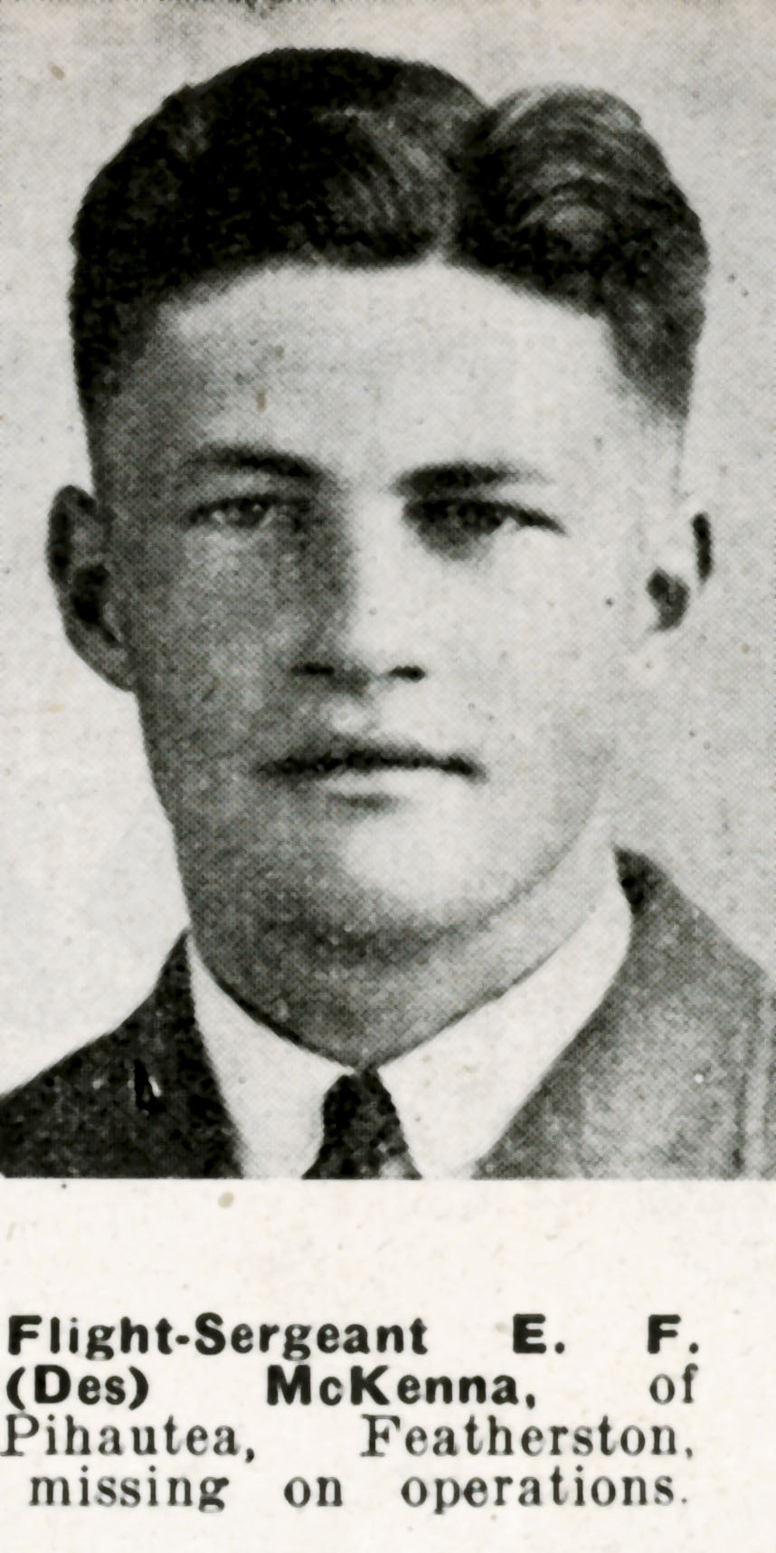 Edwin Francis McKenna - Online Cenotaph - Auckland War Memorial Museum