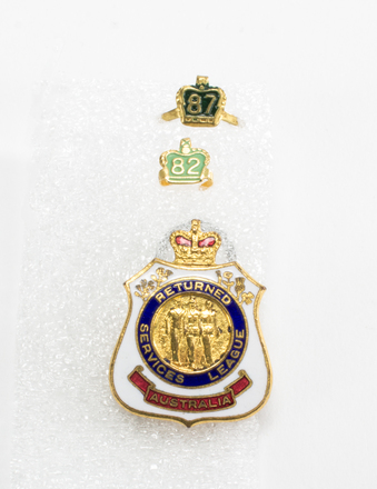 Porter; Australia Returned Services League membership badge; 2014.21.31