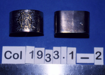 napkin ring, pair [col.1933]