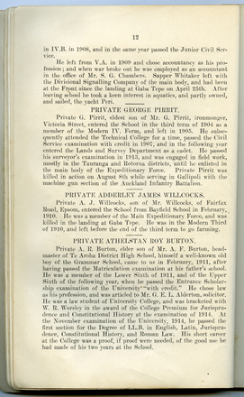 Adderley James Willcocks - Online Cenotaph - Auckland War Memorial Museum