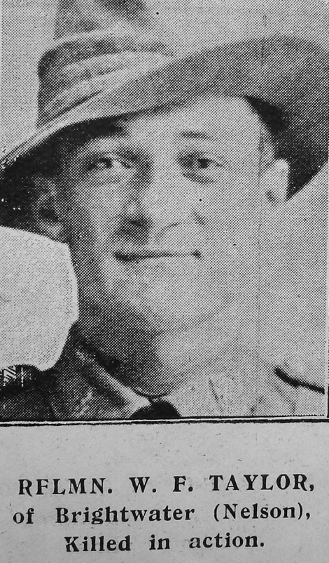 Walter Frederick Taylor - Online Cenotaph - Auckland War Memorial Museum