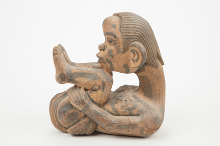 figure, carved, 1981.99, M2088, B98, H49, Photographed by Richard Ng, digital, 11 Sep 2017, © Auckland Museum CC BY
