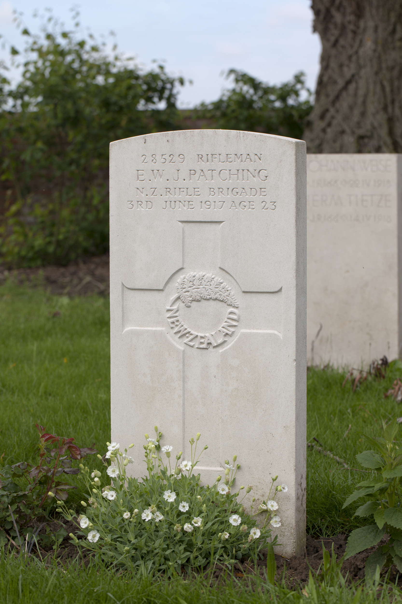 Ernest William James Patching - Online Cenotaph - Auckland War Memorial ...