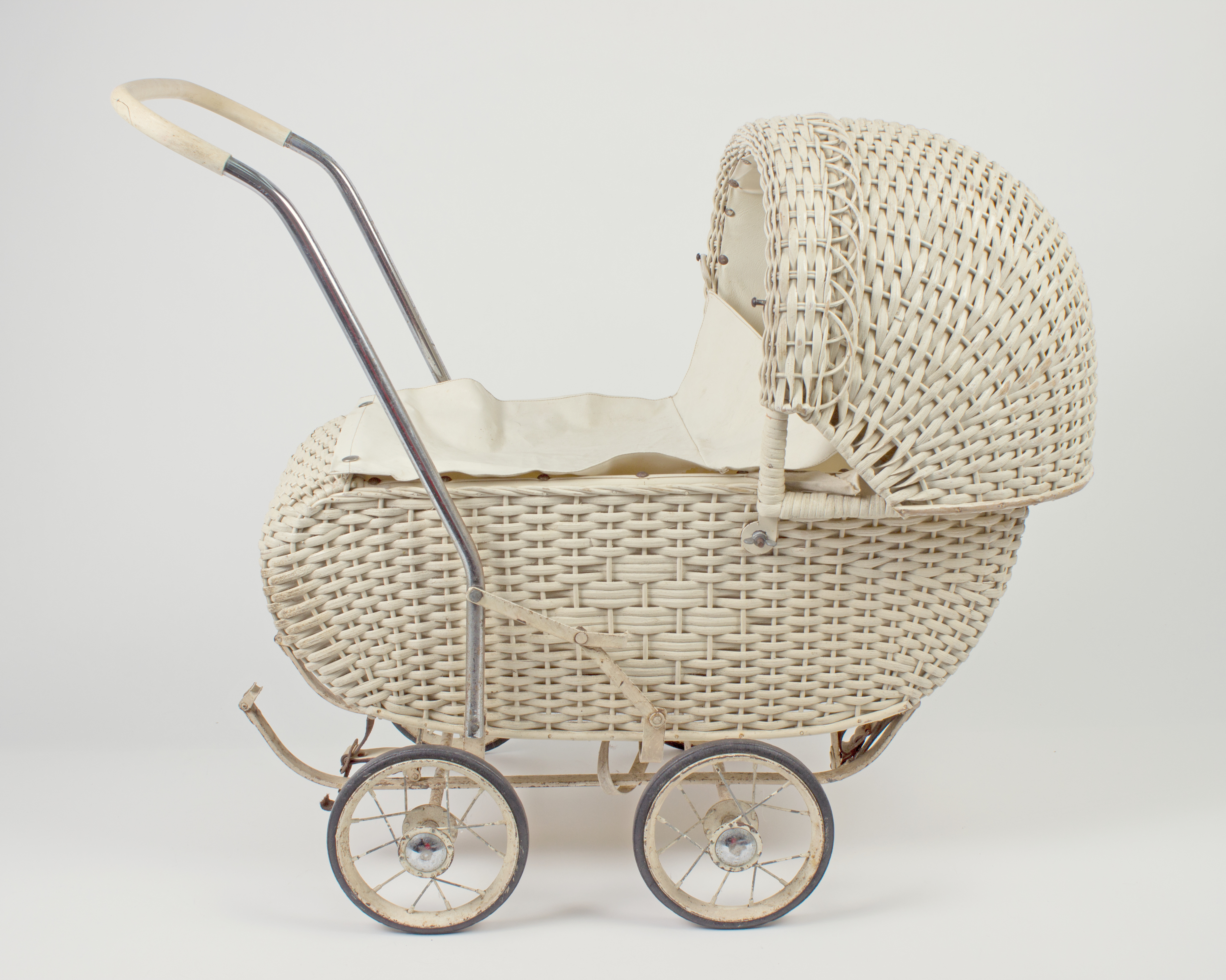 cane doll pram