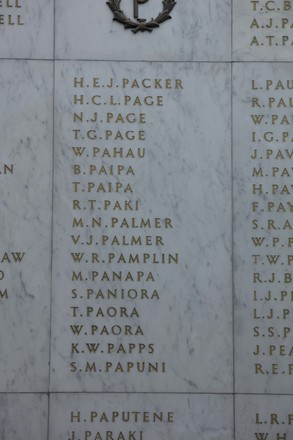 Tom Paipa Online Cenotaph Auckland War Memorial Museum