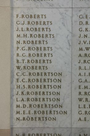 Mervyn Howard Roberts Online Cenotaph Auckland War Memorial Museum