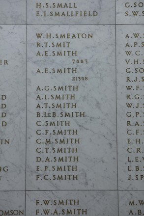 Albert Ivan Smith Online Cenotaph Auckland War Memorial Museum