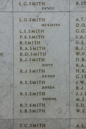 Raymond Sydney Smith Online Cenotaph Auckland War Memorial Museum