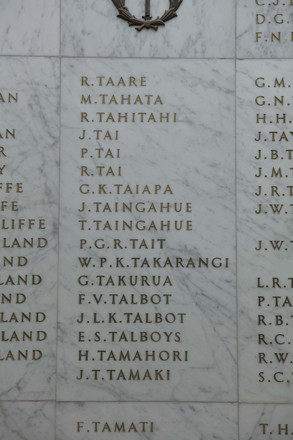 George Takurua Online Cenotaph Auckland War Memorial Museum