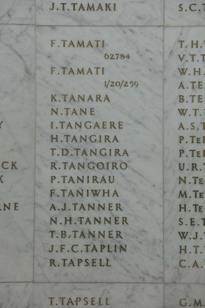 Norman Tane Online Cenotaph Auckland War Memorial Museum